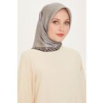 Armine İpek Eşarp 2025 Kış - 9230-02 Açık Gri Twill
