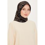 Armine Ipek Eşarp 2025 Kış - 9258-04 Taş Siyah Twill, Taş Siyah