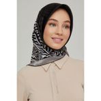 Armine Ipek Eşarp 8654D (Twill) (Nostalji)-24, Gri