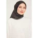 Armine İpek Eşarp Nostalji - 9013-09 Siyah Twill