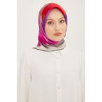 Armine Ipek Eşarp Nostalji Serisi Twill 8901-52Nt - Twill (Tivil) Ipek, 52