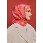 Armine Klasik Desenli Saf İpek Sura Eşarp 9333D 83