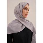 Armine Lyocell Şal - Kibrit Desen - ALY3-20 - Vizon