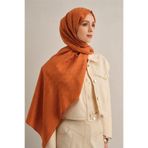 Armine Pamora Şal - Monogram Desenli 3 - Turuncu 43