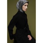 Armine Poplin Tunik Siyah - 40