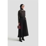 Armine Puantiyeli Gömlek 25KD1008 Siyah