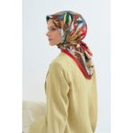 Armine Saf Ipek Sura EŞARP-2026 Ilkbahar-Yaz- 950000D 86 - Kırmızı - Renk