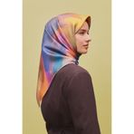 Armine Soyut Desenli Saf İpek Sura Eşarp 9308D 09