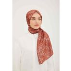 Armine SYR23747 Trend Koyu Krem Pure Lina Kadın Şal