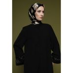 Armine Taş Işlemeli Ferace Siyah - 46