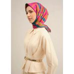 Armine Tivil İpek Eşarp 9303-56 Yeşil Karışık Desen