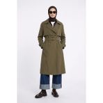 Armine Trend Beli Kemerli Allerli Trençkot Haki 26YT711 - 44