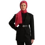 Armine Trend Monogram Şal 2-148 - Pembe, Desenli