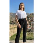 Armine Trend Siyah 26YT209 Bilek Boy Kadın Pantolon