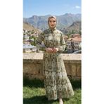 Armine TREND Viskon Elbise Haki 25YT942