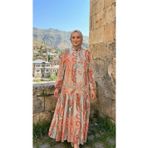 Armine TREND Viskon Elbise Kahverengi 25YT959
