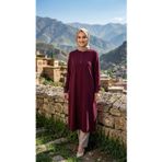 Armine TREND Yarım Fermuar Detay Tunik Mürdüm 26YT445