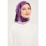 Armine Twill Ipek Eşarp 23KA9009 35 - Renkli