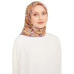 Armine Twill Ipek Eşarp 9004-04T, Çok Renkli