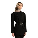 Armine Twill Ipek Eşarp 9315D, Siyah