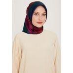 Armine Twill Saf Ipek Eşarp 9236D 81, Çok Renkli