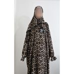 Armiza Tek Parça Pamuklu Namaz ve Ümre Elbisesi..... - Leopar - Standart