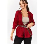 Armonika ARM-21K024090 Bordo Kadın Gömlek