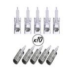 ARMONİKONYA 10adet Dr.pen 5D NANO Şeffaf Soketli MYM, N2c , A6,m5,m7,n2c,e30 A1Dermapen Iğnesi Orjinal Steril