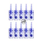 ARMONİKONYA 12 Pin 10 Adet Dr.pen Dermapen A6 Soketli Mavi Orjinal Steril Paket Mym Dermapen Iğnesi