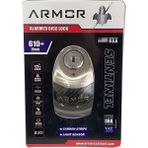 Armor 610MVA Plus 10 mm 120 Desibel Alarmlı Disk Kilidi Yeni Sezon - Gri