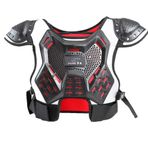 Armor QTrees Çocuk Profesyonel Zırh Yelek Motokros Zırh Koruyucu Çocuklar Kaykay Tahtası Kayak Sırt Desteği Motosiklet Koruyucu Donanım Ceketler Koruma Gömlek Sırt Desteği (S)