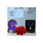 ARMOR4 NANO CERAMİC COATİNG Renk Değiştiren Led Işıklı Cam Satürn Kız Küre Çelik Kar Tanesi Kolye Ve Lotus Mum