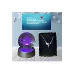 ARMOR4 NANO CERAMİC COATİNG Renk Değiştiren Led Işıklı Cam Satürn Kız Küre Dolunay Lamba Ve Melek Kolye