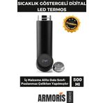 Armoris Yeni A Kalite Gıda Sınıfı 201 Paslanmaz Çelik Kaymaz Sıcaklık Göstergeli Dijital Led Termos 500 Ml