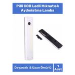 Armoris Yeni Seri Çok Amaçlı Pilli Mıknatıslı Asılabilir Masa Üstü Kullanım COB Ledli Aydınlatma Dolap Lamba