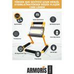Armoris Yeni Seri Su Geçirmez 3 Modlu 6500K Renk Sıcaklığı 20W LED 360 Derece Döner 1300 Lümen Aydınlatma - Çok Renkli