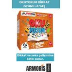 Armoris Yeni Seri Zeka Geliştirici Eğitici Öğretici Okuma Yazma El Göz Koordinasyonu Oku Yorum Dikkat Oyunu - Çok Renkli