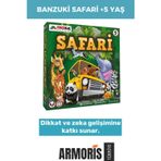 Armoris Yeni Seri Zeka Geliştirici Oyun Eğitici Öğretici Okuma Yazma El Göz Koordinasyonu Banzuki Safari
