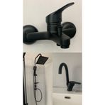 armour armatür Siyah Banyo Seti Siyah