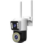 Armüz 4mp Yoosee Çift Lens Ip Kamera - Wıfı Açık Otomatik Izleme, Su Geçirmez Kablosuz Güvenlik Ev Kamerası, Renkli Gece Görüş