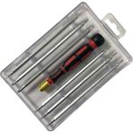 Armway IM3702 7 Parça Düz Yıldız Torx Ve Allen Uçlu Saatçi Tornavida Takımı
