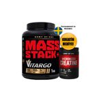 ARMY OF ONE MASS STACK GAİNER 1 KG DOUBLE CHOCOLATE AROMA + CREATINE MONOHYDRATE 30 SERVİS HEDİYE