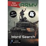 Army Word Search Book: Puzzles with Easy to Read Print about the Army, Military, Armed Services and More | 6x9, 110 pages | 50+ Puzzles ... Gift for Vacations, Holidays and Free Times