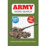 Army Word Search Book: Word Searches with Easy to Read Print about the Army, Armed Forces, Battles and War, and More | 6 x 9 inches | 110 pages | 50+ ... | Gift for Vacations, Holidays, and Free Time