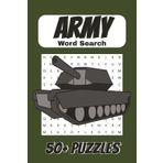 Army Word Search Puzzle Book: Easy to Read Print about Armed Forces, War, Soldiers & More | 6x9 inches, 110 pages | 50+ Puzzles…Gift for Vacations & Holidays