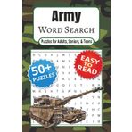 Army Word Search Puzzle Book: Easy to read Word Searches about Army, Military, Armed Forces and more | 6x9 inches, 110 pages | 50+ Puzzles … Gift for Vacations, Holidays and Free Time