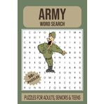 Army Word Search Puzzle Book: Word Searches with Easy to Read Print about Army, Military, Air Force and More | 6x9 inches, 110 pages | 50+ Puzzles... Gift for Vacations, Holidays and Free Times