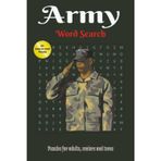 Army Word Search Puzzle Book: Word Searches with Easy-to-Read print about army, military, armed forces and more | 6 x 9 inches, 110 Pages | 50+ Puzzles - Gift for Vacation, Holiday and Leisure
