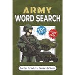 Army Word Search Puzzle Book: Word Searches with Easy-to-Read Print about the Army, the Military, the Armed Forces and More | 6x9 inches, 110 pages | ... Gift for Vacations, Holidays and Free Times