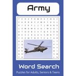 Army Word Search Puzzle Book: Word Searches with Easy to Red Print about The Army, Military Service and Armed Forces Life | 6x9 inches, 110 pages | ... for Vacations, Holidays and Free Time.